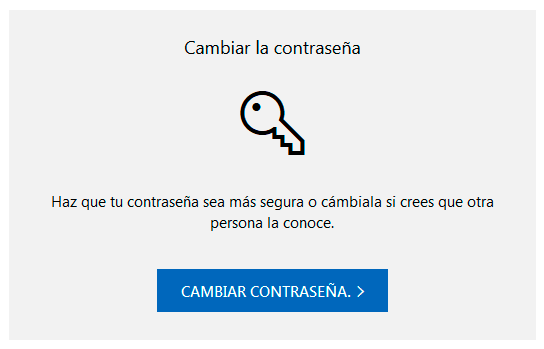 cambiar contraseña hotmail