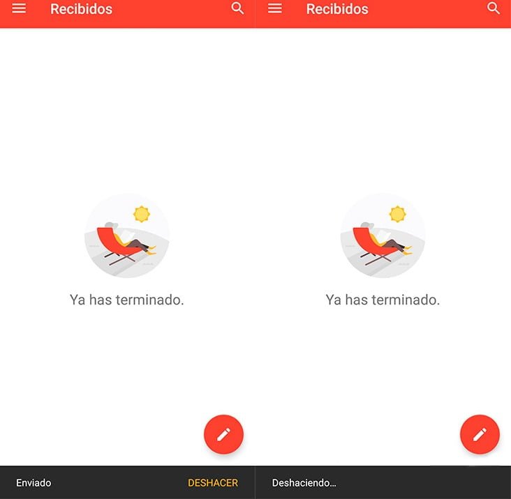 deshacer envio gmail