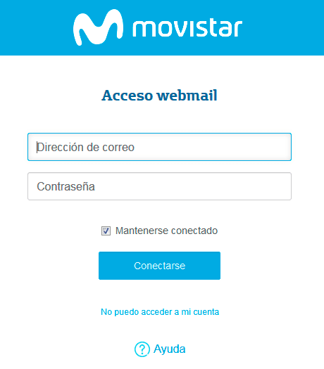 iniciar sesion en correo movistar formulario