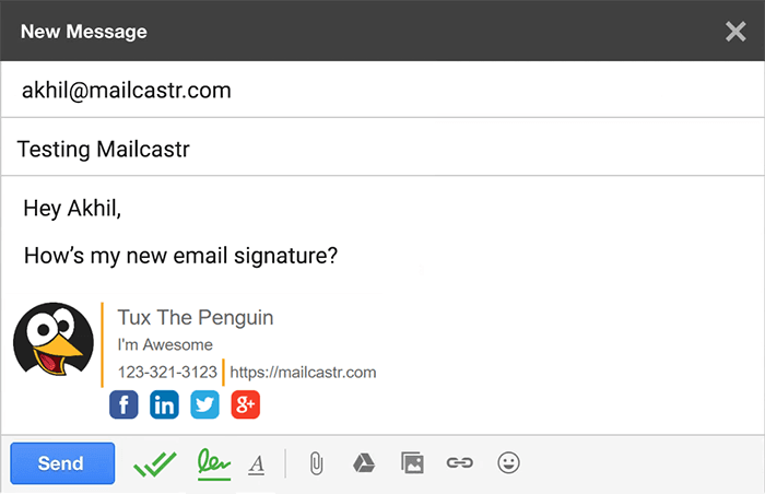 mailcastr firma